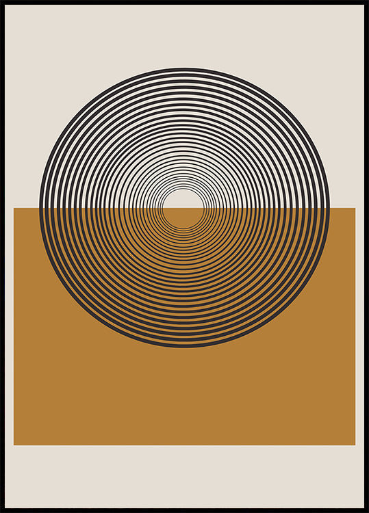 Réflexions concentriques Poster