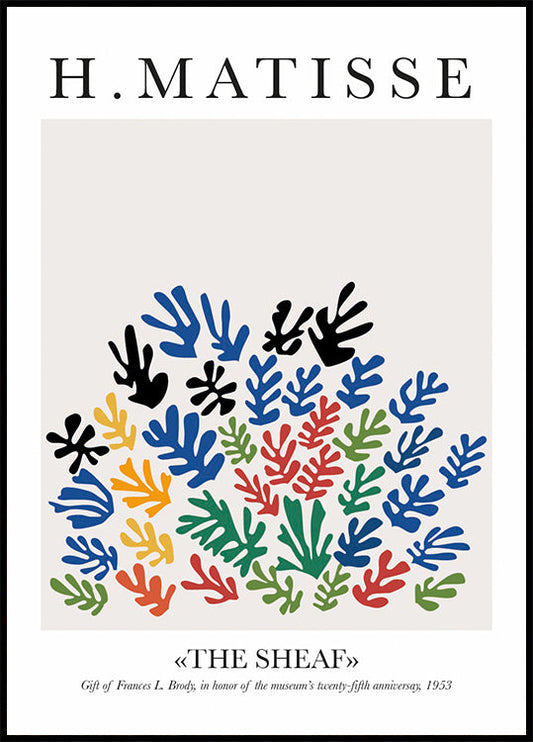 Affiche La Gerbe de H. Matisse 