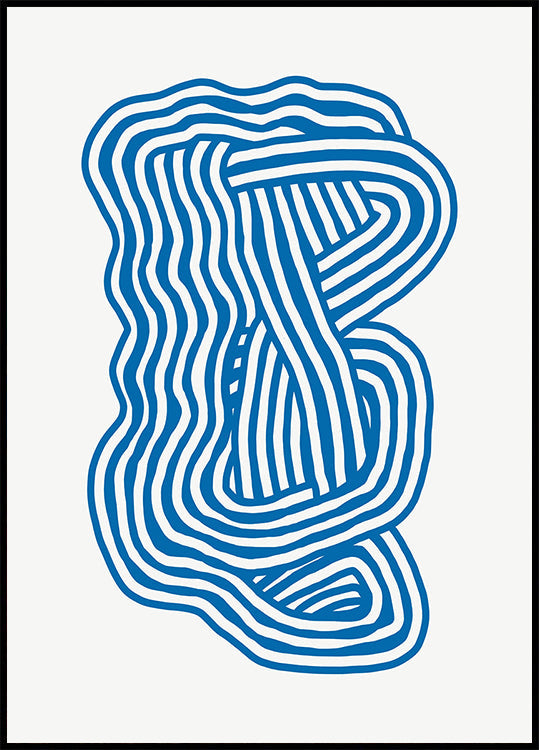 Sculpture au trait Poster