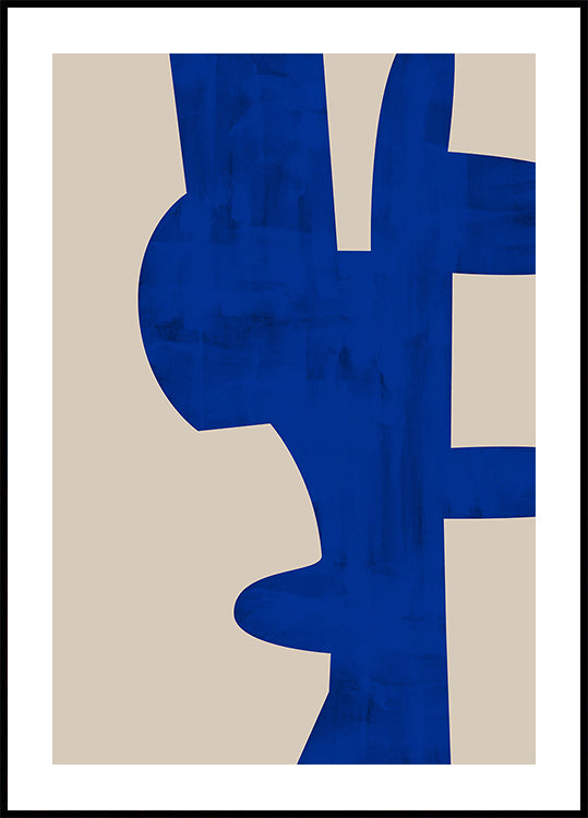 Ombres de bleu Poster