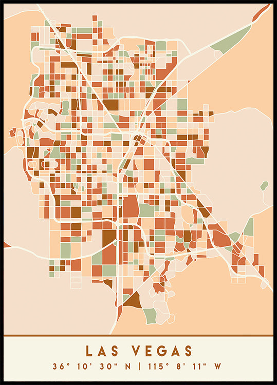 Cartes noires tons de terre 38 Poster