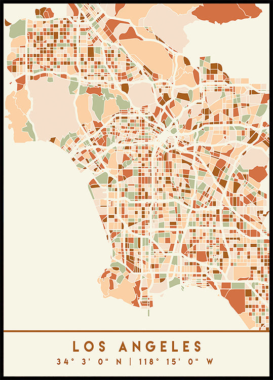 Cartes noires tons de terre 42 Poster