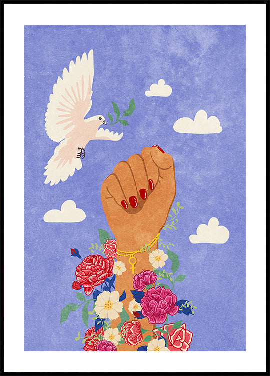 Poing féministe Poster