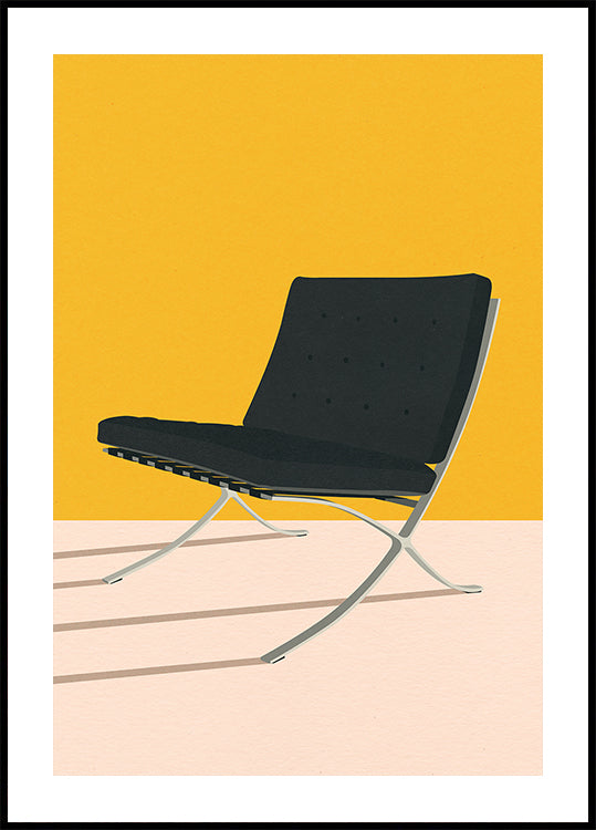 Chaise Barcelone Par Mies Van Der Rohe