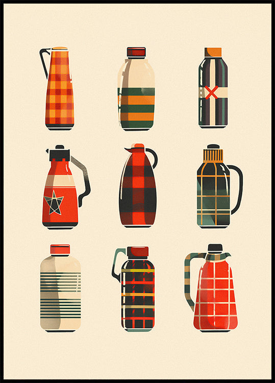 Impression Thermos Rétro