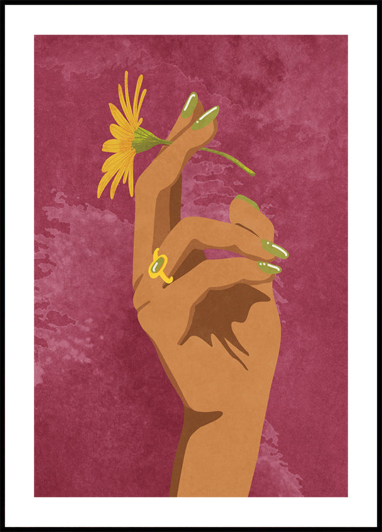 Fleur de fumer Poster