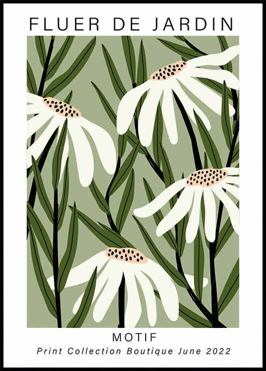 Affiche Fleur De Jardin 