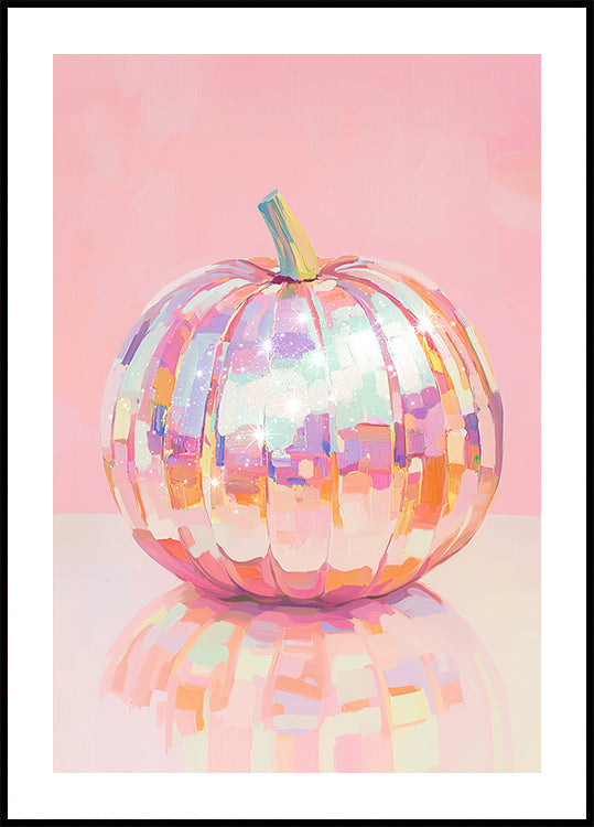 Citrouille irisée Poster
