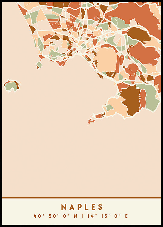 Cartes noires tons de terre 58 Poster