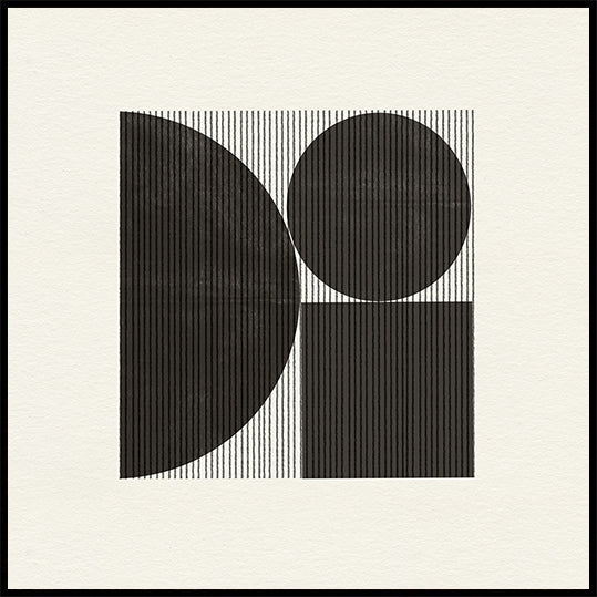 Géométrie synchronisée Poster