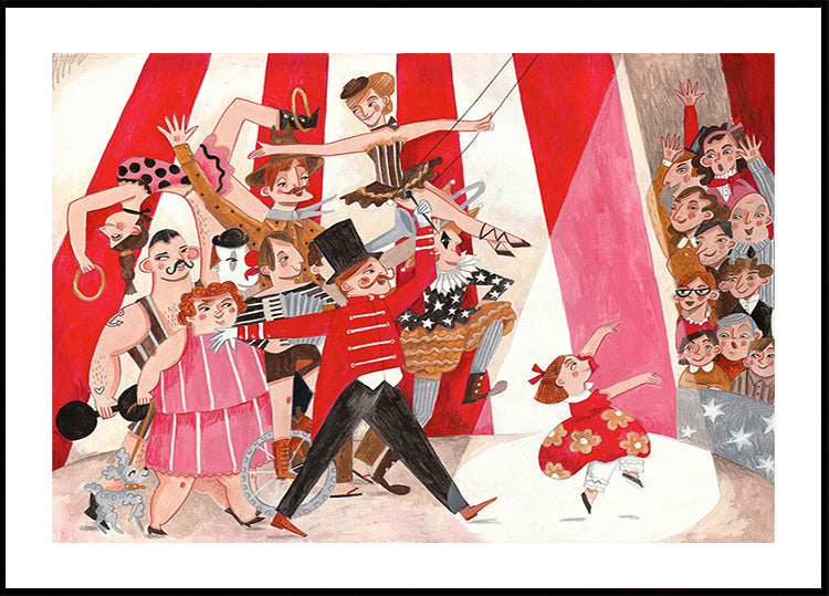 Cirque dans la ville Poster