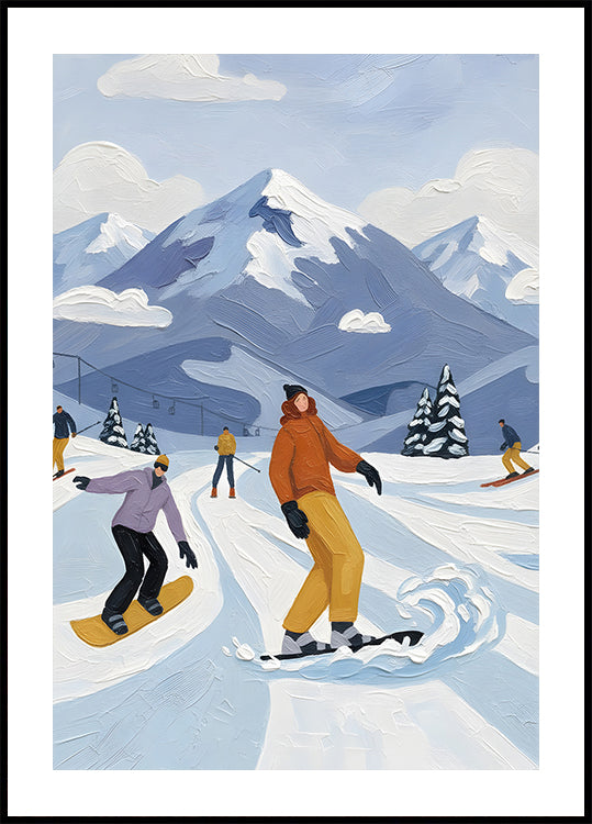Skier entre amis (NOUVEAU)
