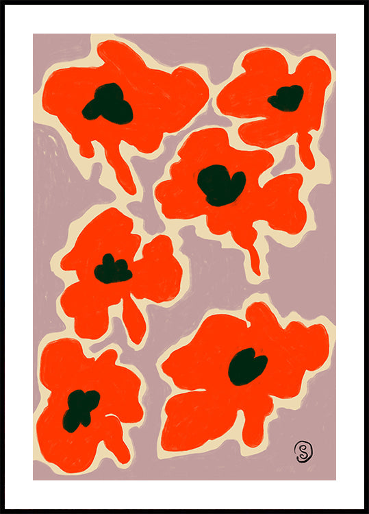 Fleurs de pavot vibrantes