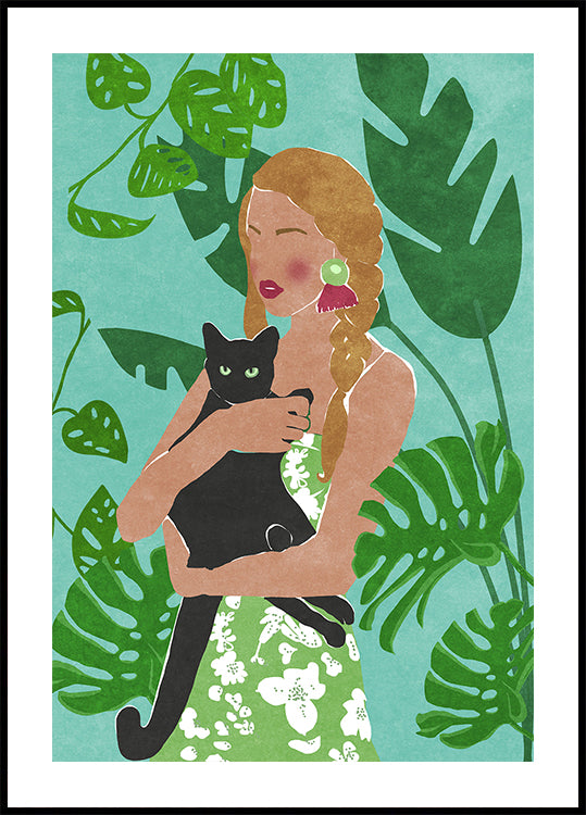 Amoureux des chats Poster