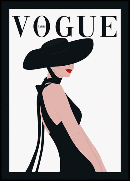 Affiche de mode chic à Paris