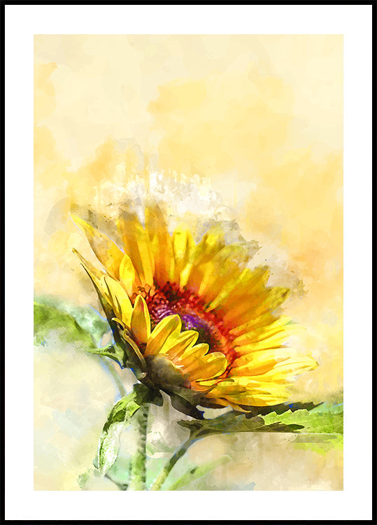 Fleur Ensoleillée Poster