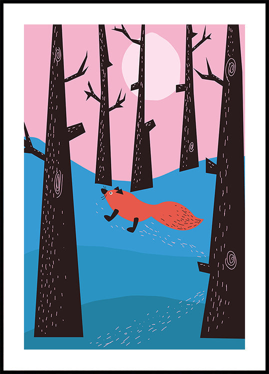 Renard d'hiver Poster