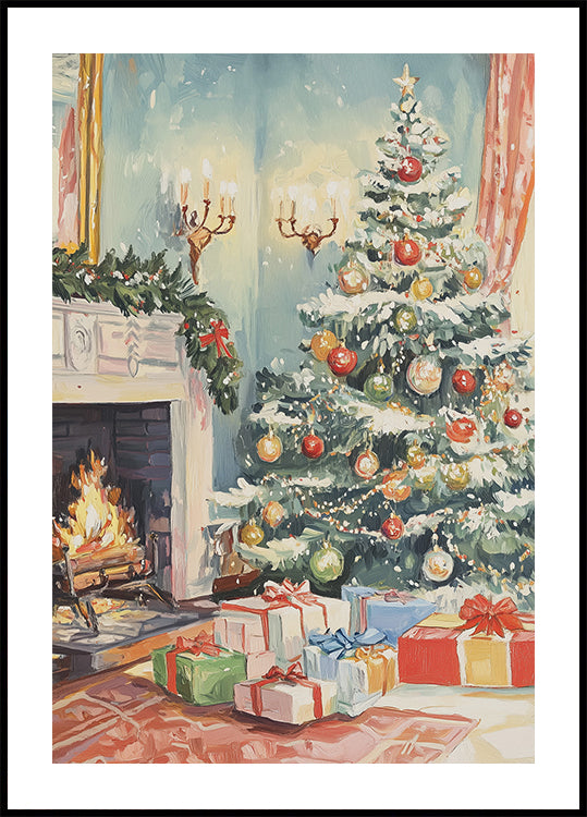 Affiche de salon de Noël