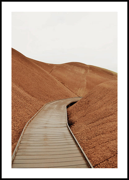 Affiche de la promenade de Painted Hills 