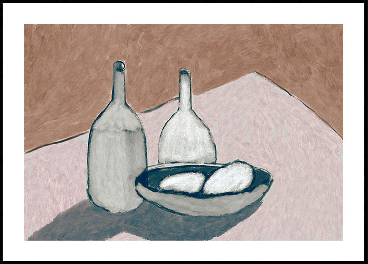 Affiche de bouteilles