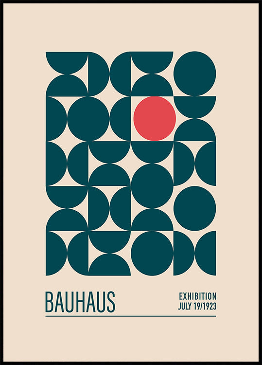 Harmonie géométrique Poster