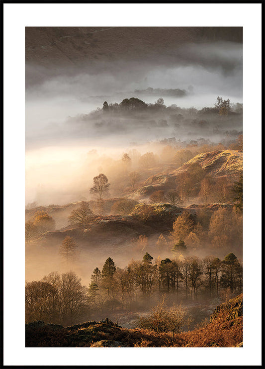 Affiche d'une merveilleuse matinée d'automne 