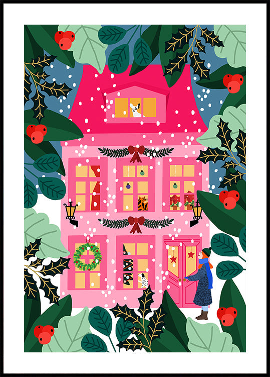 Affiche de décoration de Noël