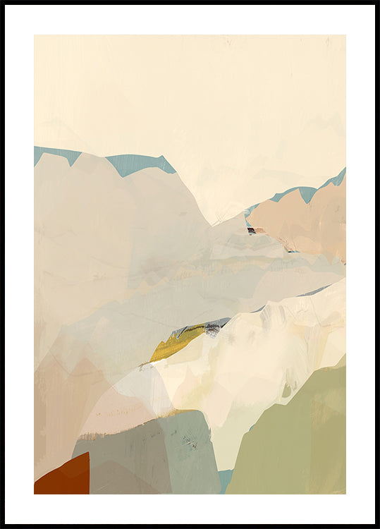 Chaîne de montagnes Peachy 2 Poster