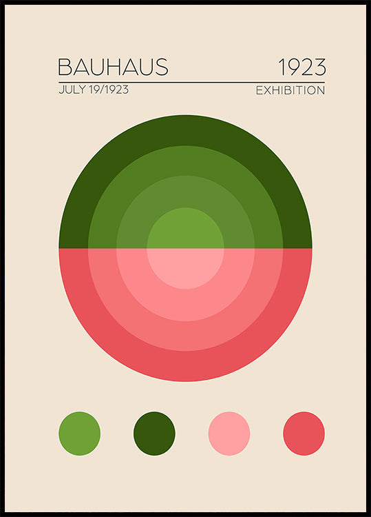 Harmonie géométrique Poster