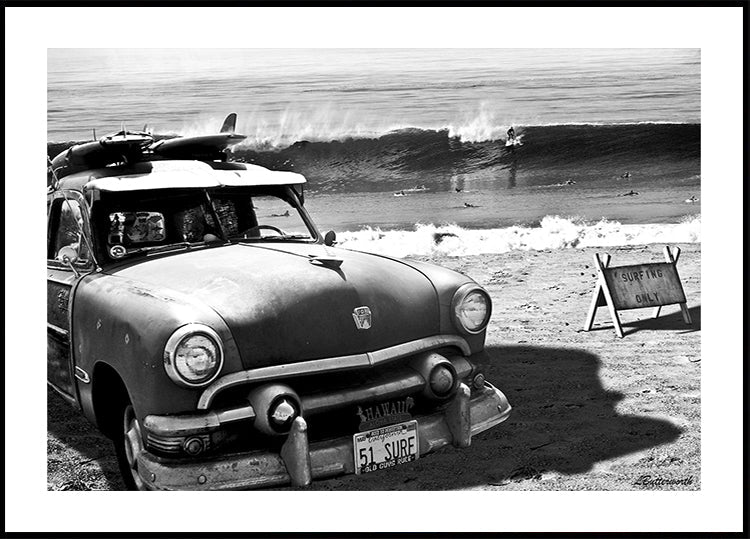 Ford Woody vintage Poster