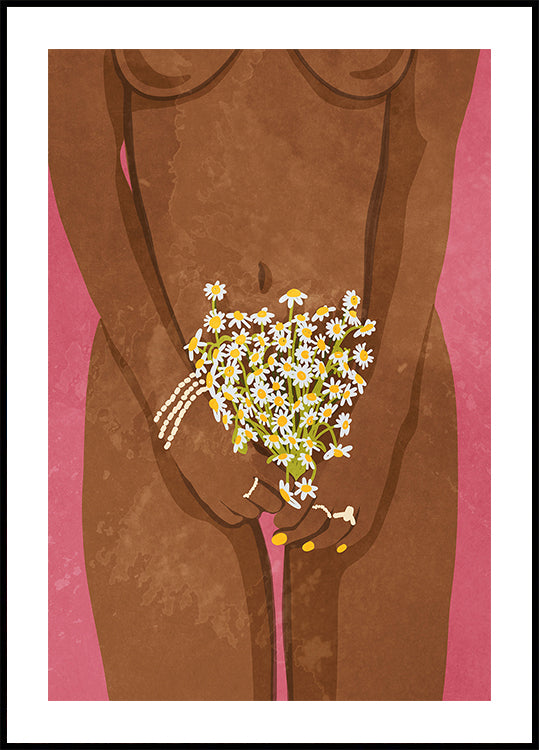 Porter des fleurs Poster