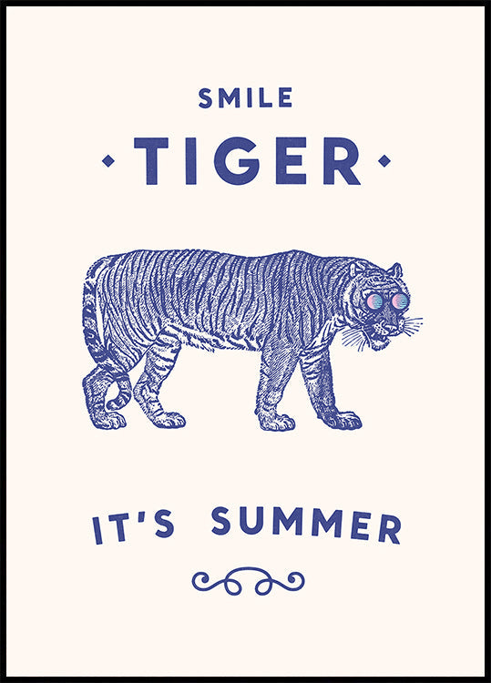 Sourire Tigre Poster