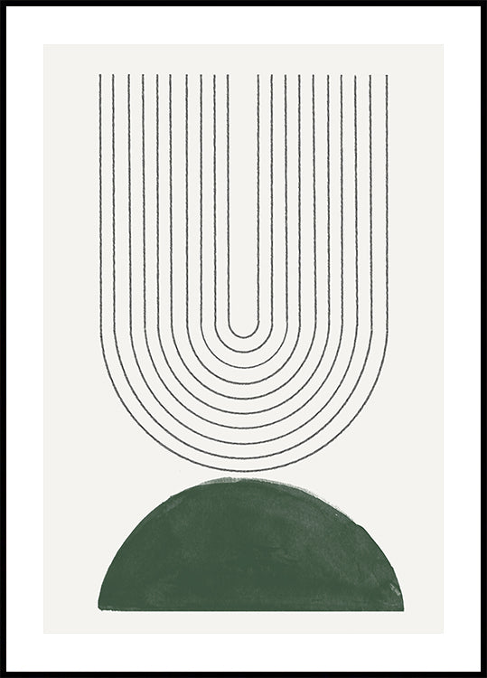 Vert du milieu du siècle moderne n°5