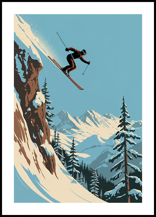 Saut à ski Poster
