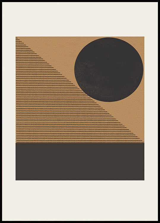 Éclipse géométrique Poster