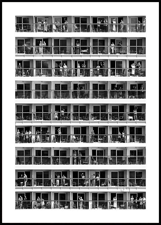 Affiche du tourisme de masse