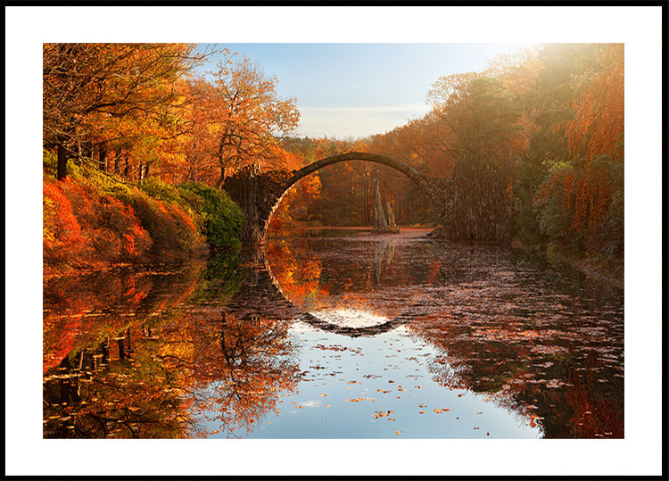 Lac d'automne Poster