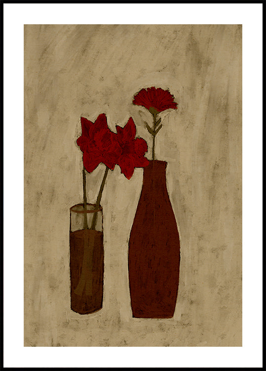 Mélange de fleurs Poster