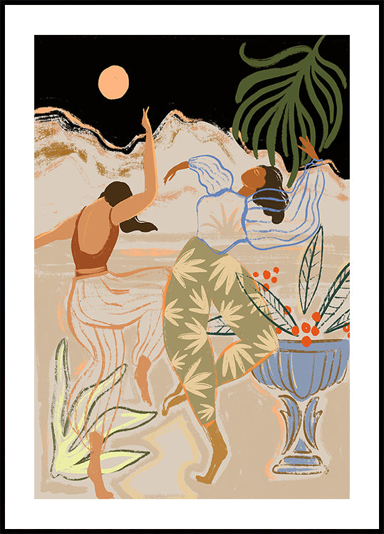 Danse au clair de lune Poster