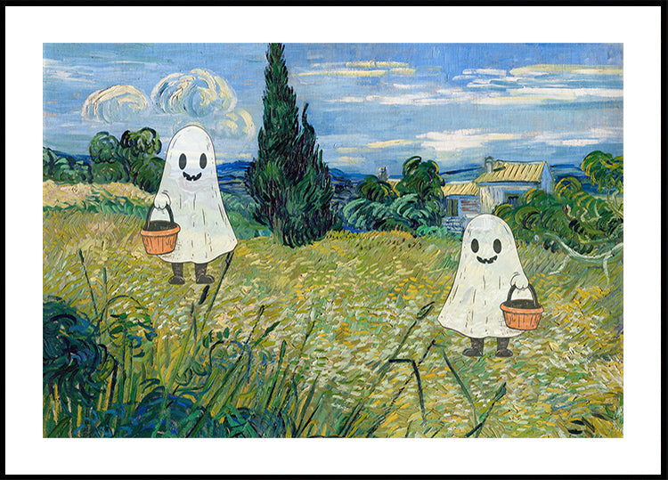 Paysage d'Halloween Poster