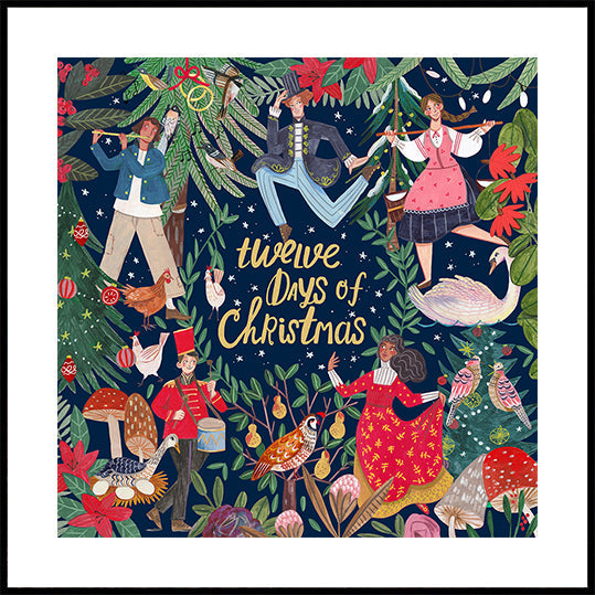 Twelve Days of Christmas Plakat