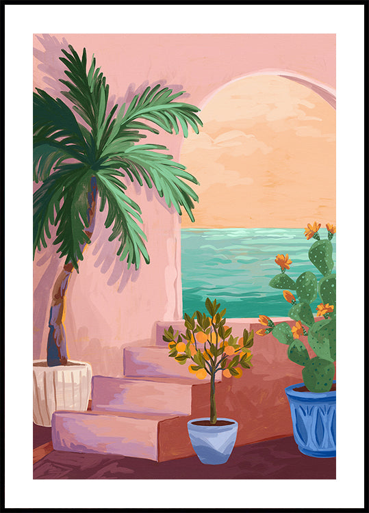 Escalier vers le paradis Poster