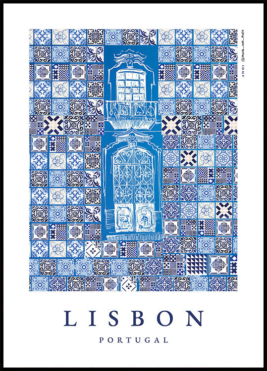 Modèles de Lisbonne, Portugal Poster