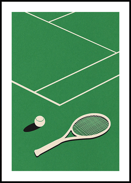 Club de tennis sur gazon Rosi Feist Poster