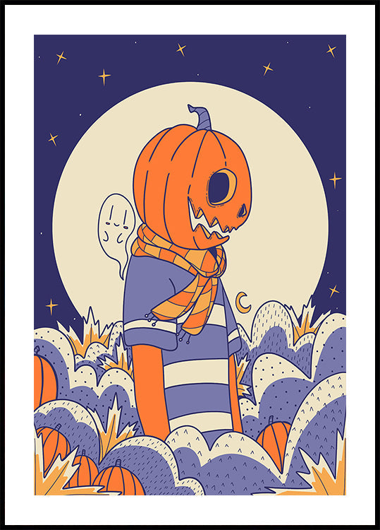 Citrouille et fantôme Poster