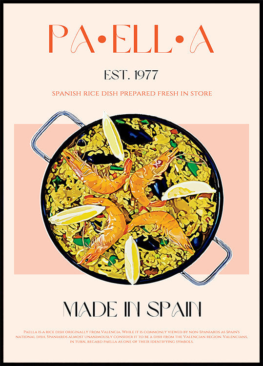Paella Perfection Poster