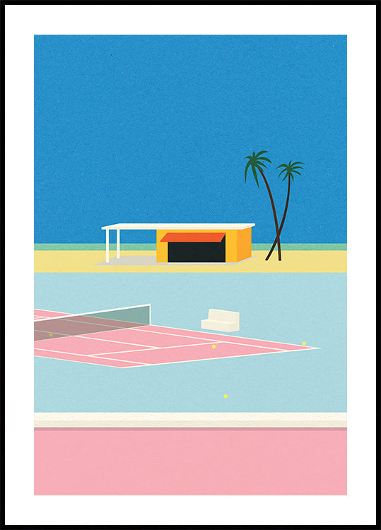 Tennis au bord de la plage