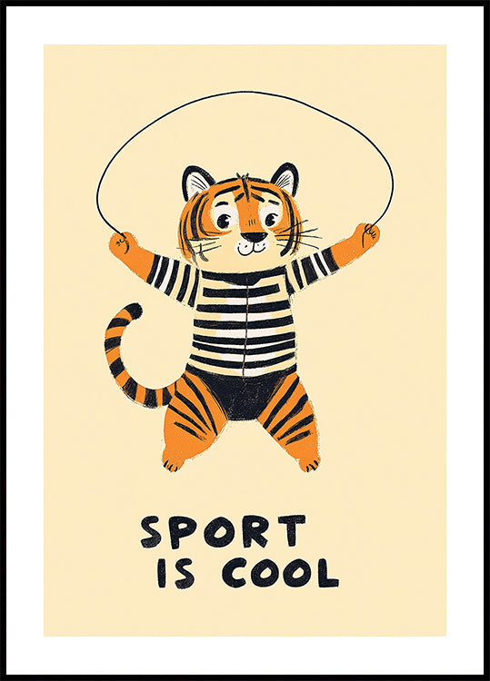 Saut du tigre amusant