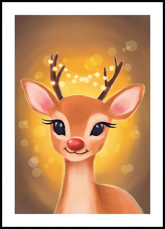 Cerf de Noël Poster