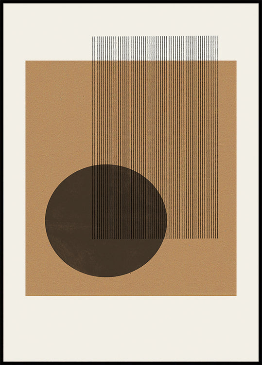 Harmonie géométrique Poster